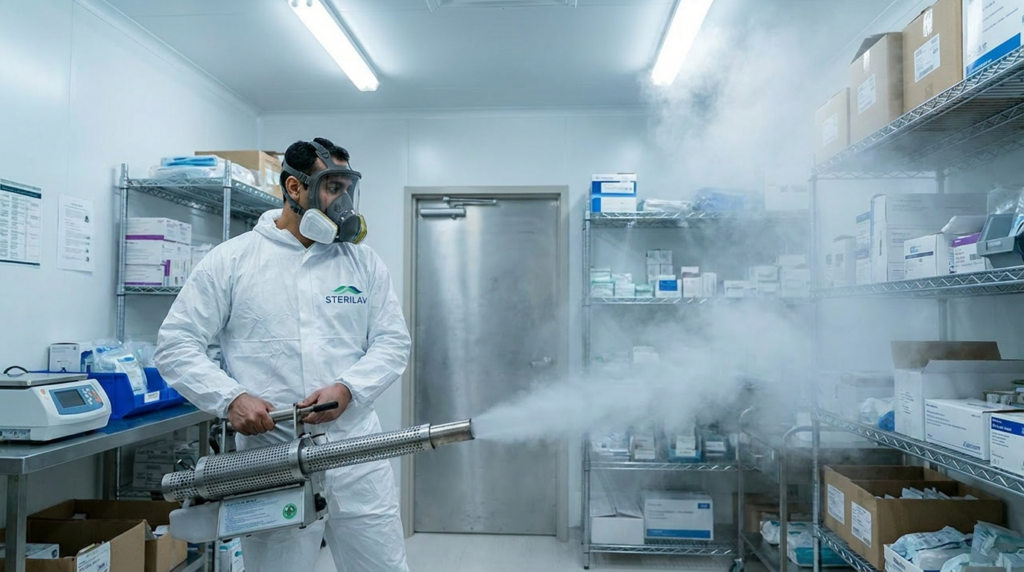 004 a person wearing a white protective suit and 1n1xnfv4