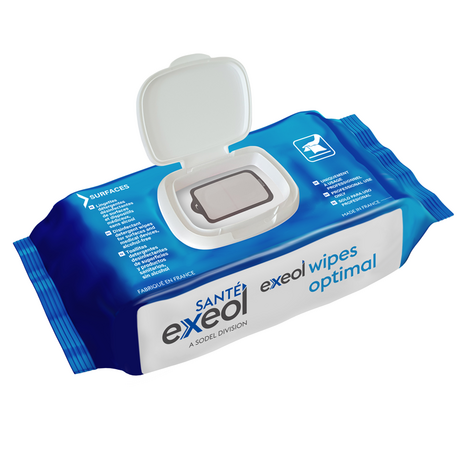 lingettes nettoyantes desinfectantes exeol wipes x100 lingettes nettoyantes desinfectantes exeol wipes x100