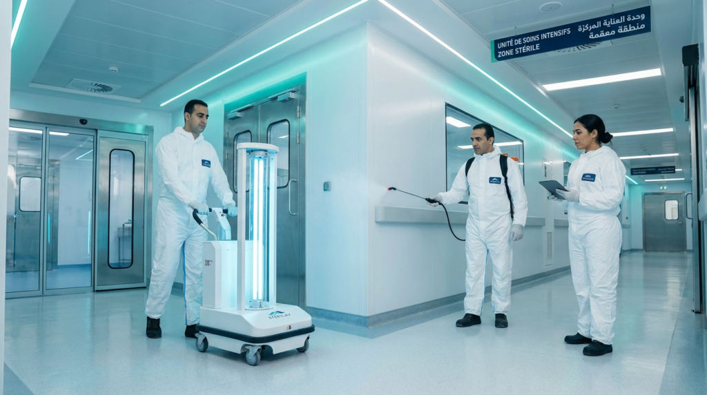 sterilav web images in a sterile hallway a man and a woman in white cejllgk0
